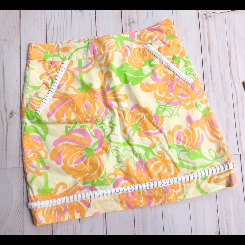 Lilly Pulitzer What A Wonderful World Skirt